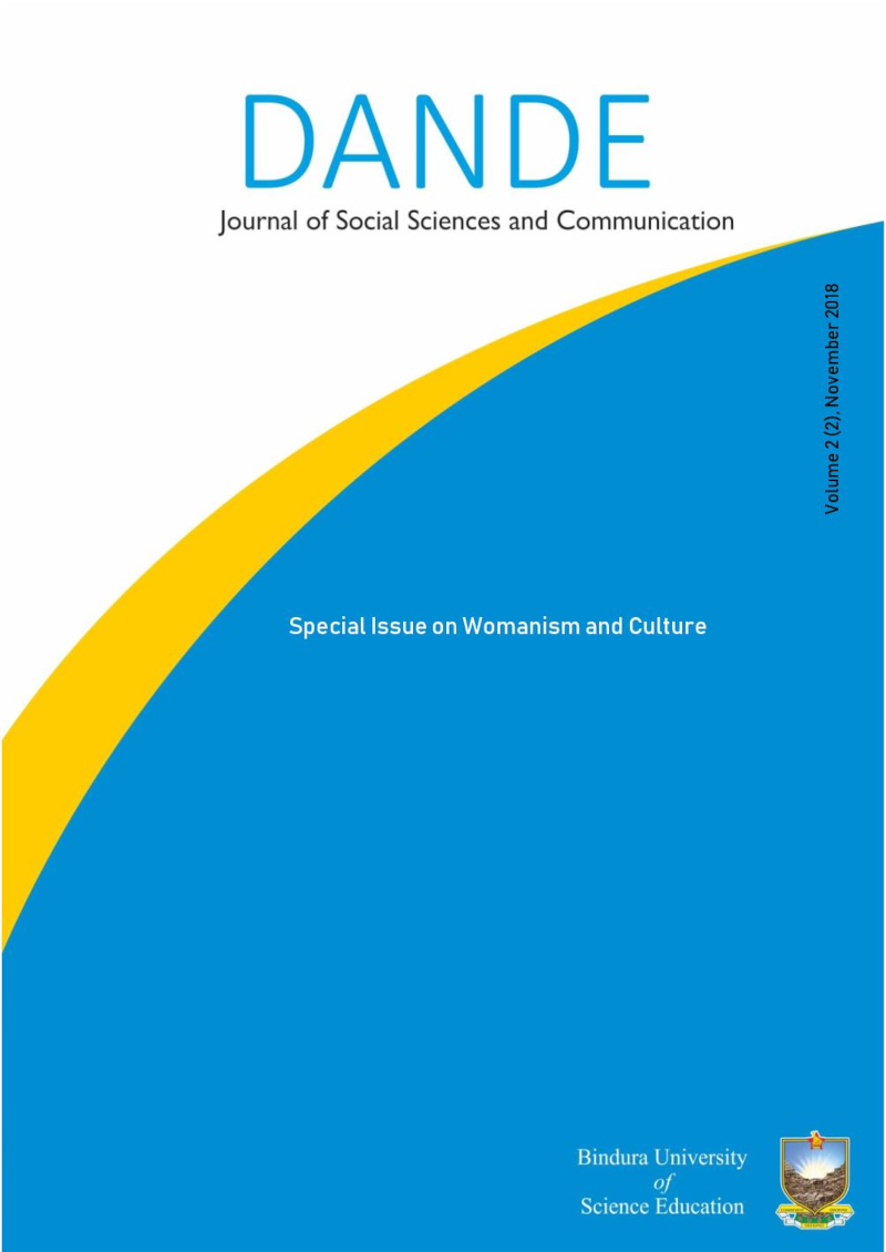 					View Vol. 2 No. 2 (2018): Special Issue on Womanism and Culture
				